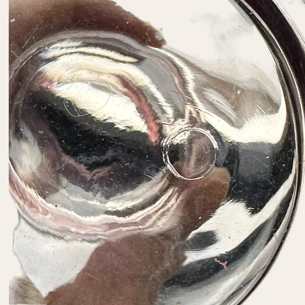 Blush Glass Vase With Round Base And Flared Neck - 10.5 Inches Tall